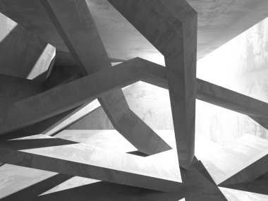 Soyut geometrik mimari arka plan beton doku ile