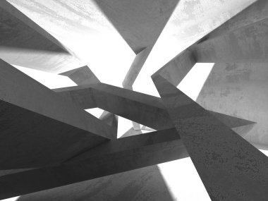 Soyut geometrik mimari arka plan beton doku ile