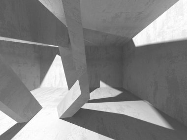 Soyut geometrik mimari arka plan beton doku ile