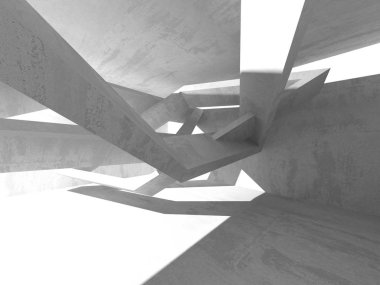 Soyut geometrik mimari arka plan beton doku ile