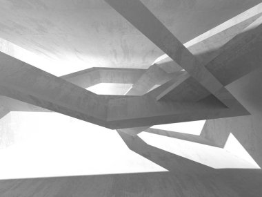 Soyut geometrik mimari arka plan beton doku ile