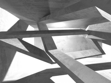 Soyut geometrik mimari arka plan beton doku ile
