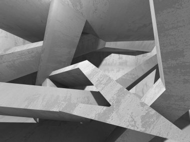 Soyut geometrik mimari arka plan beton doku ile
