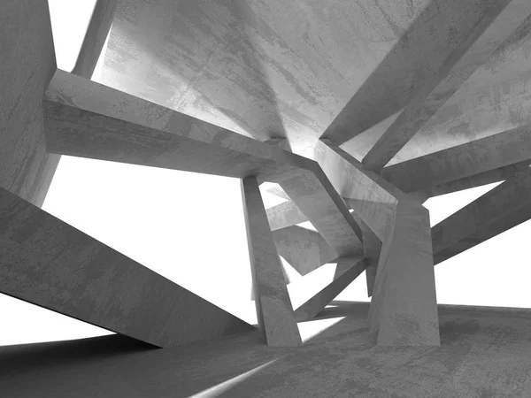 Fundo Arquitetônico Geométrico Abstrato Com Textura Concreto — Fotografia de Stock