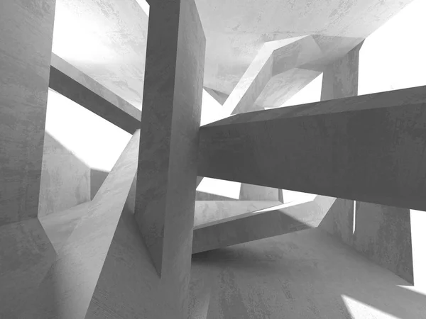 Abstraktní Geometrické Architektonické Pozadí Konkrétní Strukturou — Stock fotografie