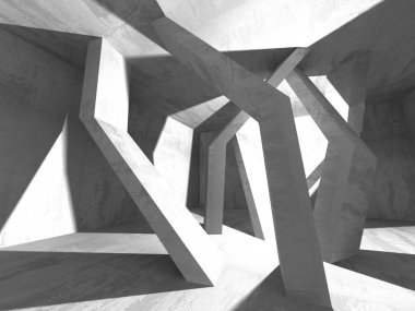 Soyut geometrik mimari arka plan beton doku ile