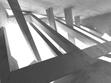 Soyut geometrik mimari arka plan beton doku ile