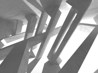 Soyut geometrik mimari arka plan beton doku ile