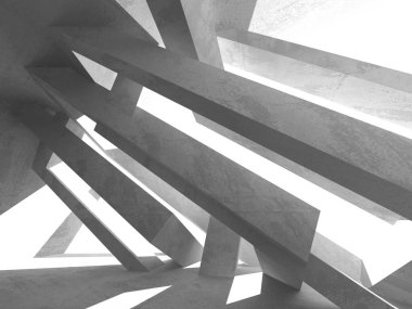 Soyut geometrik mimari arka plan beton doku ile