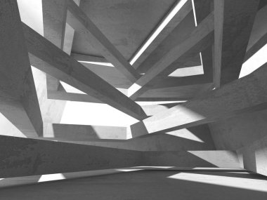 Soyut geometrik mimari arka plan beton doku ile