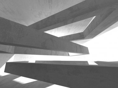 Soyut geometrik mimari arka plan beton doku ile