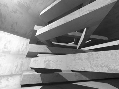 Soyut geometrik mimari arka plan beton doku ile