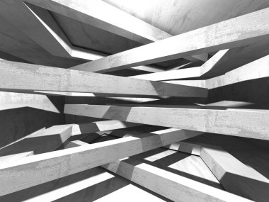 Soyut geometrik mimari arka plan beton doku ile