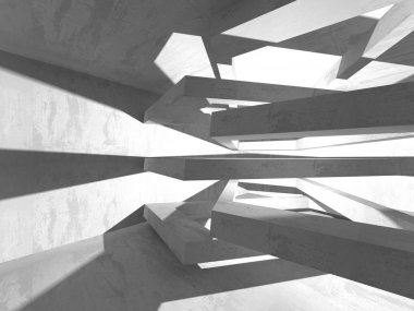 Soyut geometrik mimari arka plan beton doku ile
