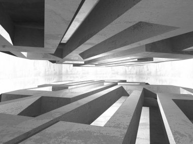 Soyut geometrik mimari arka plan beton doku ile