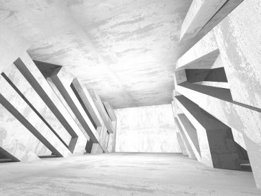 Soyut geometrik mimari arka plan beton doku ile
