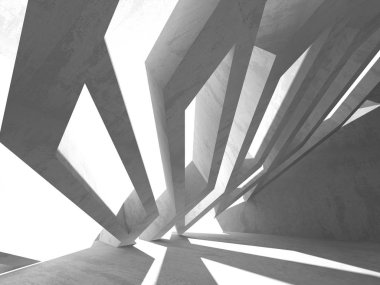 Soyut geometrik mimari arka plan beton doku ile