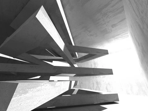 Astratto Sfondo Geometrico Architettonico Con Texture Cemento — Foto Stock
