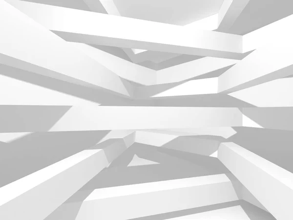 Abstract Geometric Architectural Background White Shadows — Stock Photo, Image