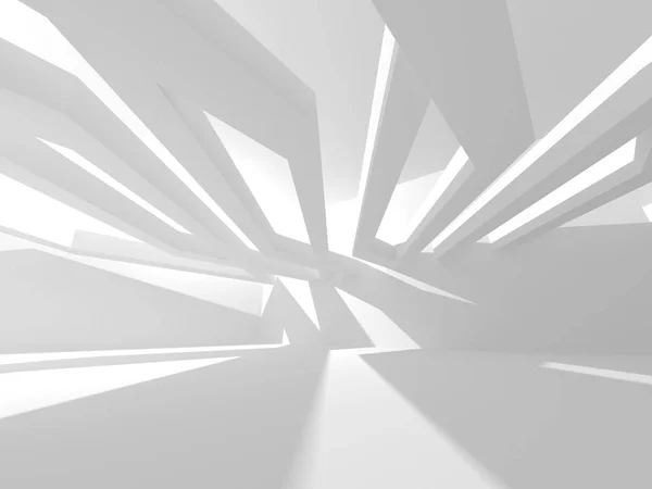 Abstract Geometric Architectural Background White Shadows — Stock Photo, Image