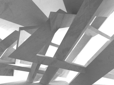 Soyut geometrik mimari arka plan beton doku ile