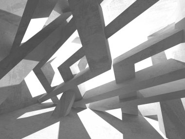 Soyut geometrik mimari arka plan beton doku ile