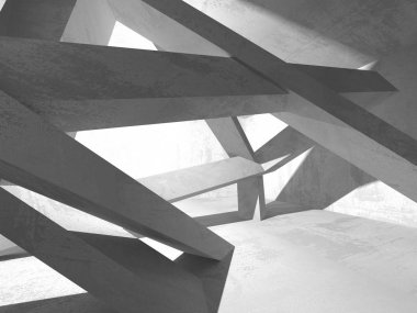 Soyut geometrik mimari arka plan beton doku ile