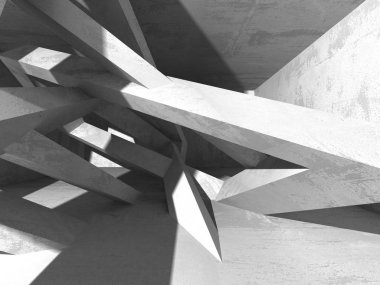 Soyut geometrik mimari arka plan beton doku ile