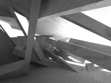 Soyut geometrik mimari arka plan beton doku ile