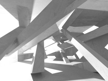 Soyut geometrik mimari arka plan beton doku ile