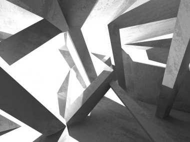 Soyut geometrik mimari arka plan beton doku ile