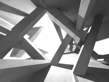 Soyut geometrik mimari arka plan beton doku ile