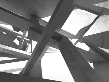 Soyut geometrik mimari arka plan beton doku ile