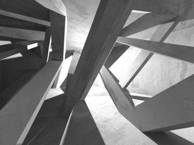 Soyut geometrik mimari arka plan beton doku ile