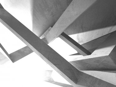 Soyut geometrik mimari arka plan beton doku ile