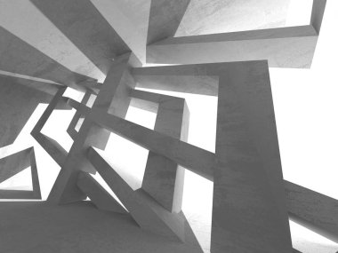 Soyut geometrik mimari arka plan beton doku ile