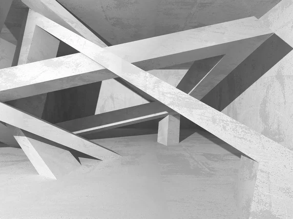 Abstracte Geometrische Bouwkundige Achtergrond Met Concrete Textuur — Stockfoto