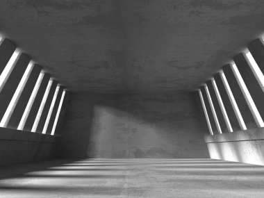 Soyut geometrik mimari arka plan beton doku ile