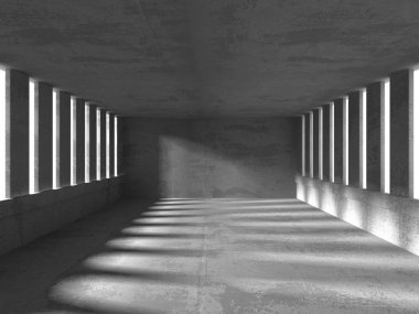 Soyut geometrik mimari arka plan beton doku ile