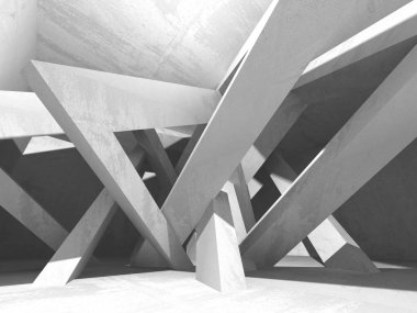 Soyut geometrik mimari arka plan beton doku ile