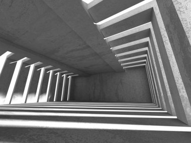 Soyut geometrik mimari arka plan beton doku ile