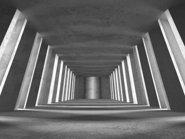 Soyut geometrik mimari arka plan beton doku ile