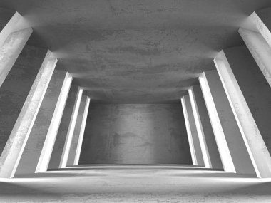 Soyut geometrik mimari arka plan beton doku ile