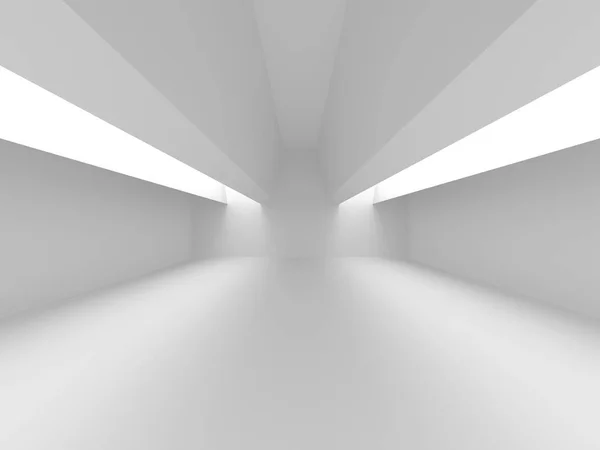 影と白で抽象的な幾何学的な建築の背景 — ストック写真