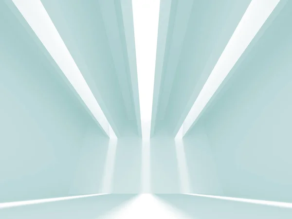 Beyaz yeşil gölgeler ile soyut geometrik mimari arka plan