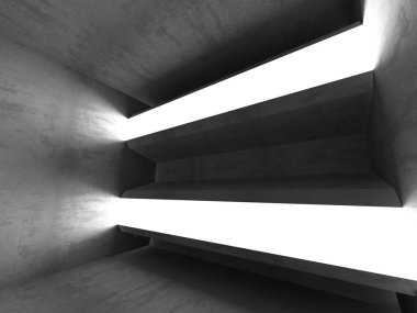 Soyut geometrik mimari arka plan beton doku ile