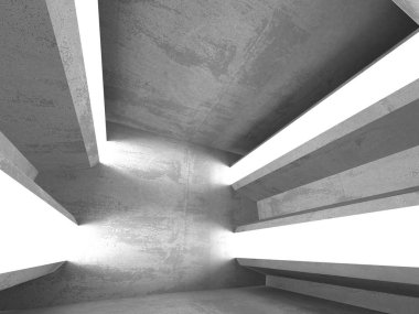 Soyut geometrik mimari arka plan beton doku ile