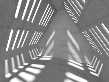 Soyut geometrik mimari arka plan beton doku ile