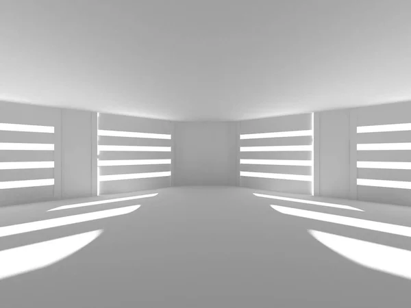 Fundo Arquitetônico Geométrico Abstrato Branco Com Sombras — Fotografia de Stock