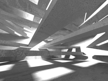 Soyut geometrik mimari arka plan beton doku ile